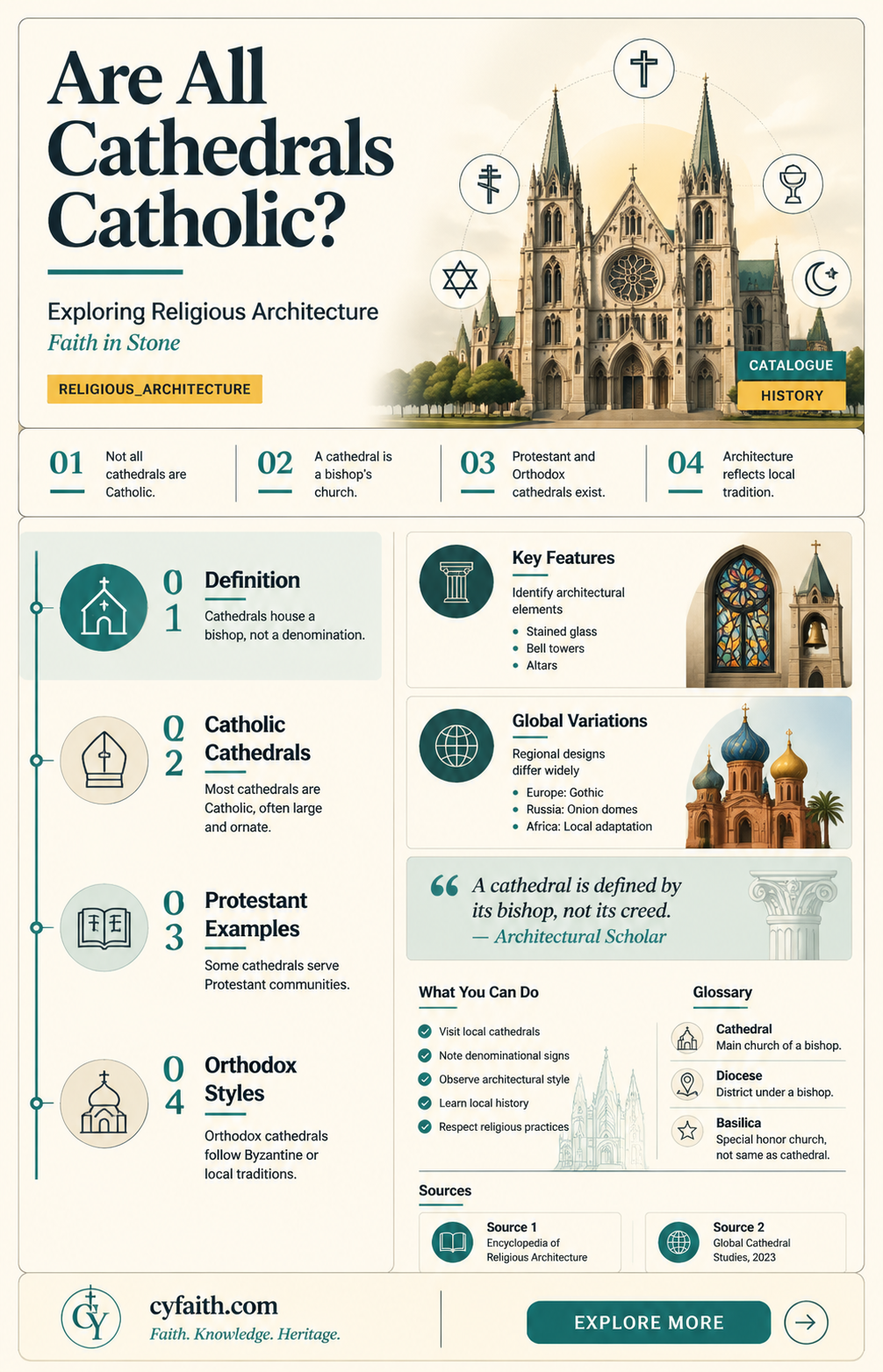 are all cathedrals catholic