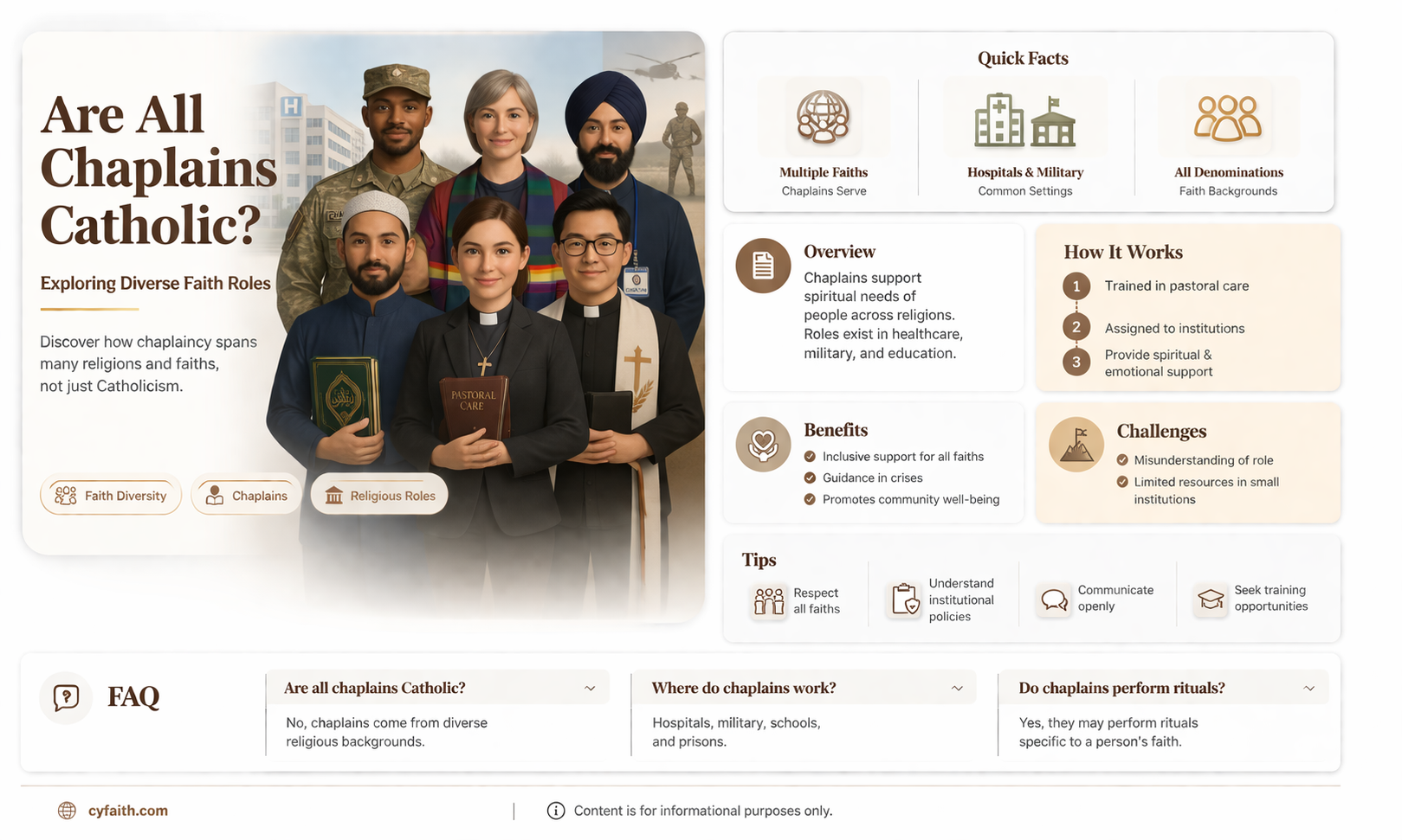 are all chaplains catholic