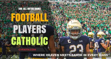 Notre Dame Football: Catholic Players Only?