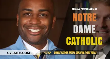 Notre Dame Professors: Catholic or Not?