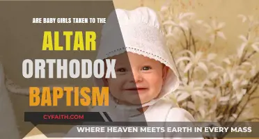 Orthodox Baptism Tradition: Are Baby Girls Taken to the Altar?