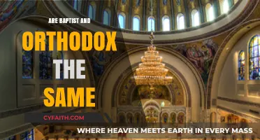 Baptist vs. Orthodox: Key Differences in Beliefs and Practices Explained