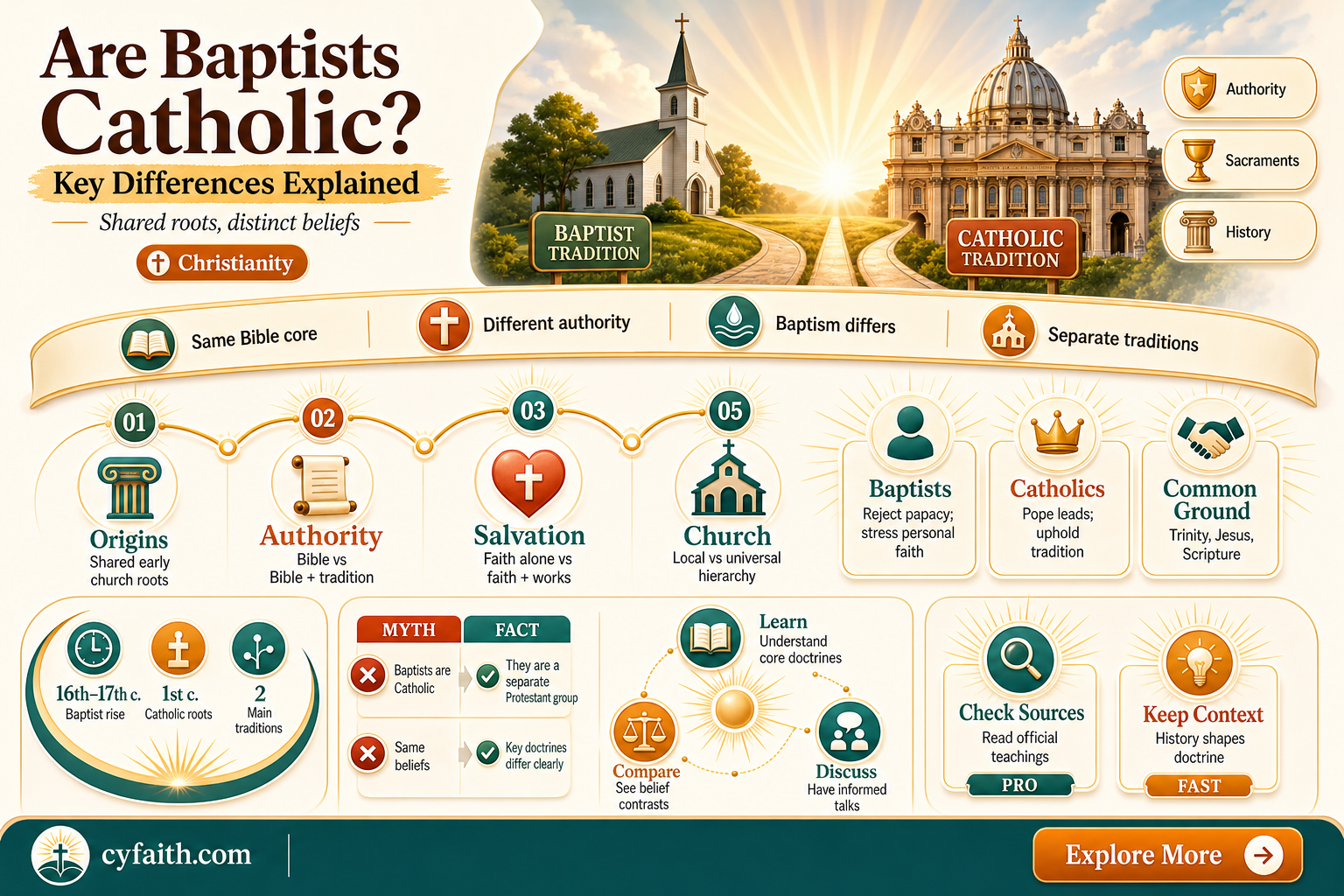 are baptists catholic