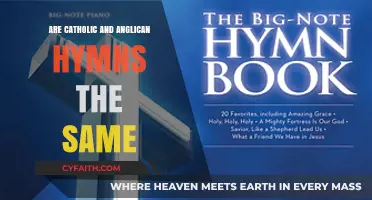 Catholic and Anglican Hymns: Similarities and Differences