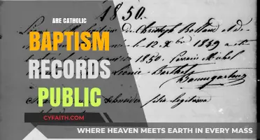 Are Catholic Baptism Records Public? Access and Privacy Explained