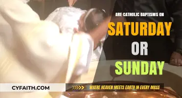 When Are Catholic Baptisms Performed?
