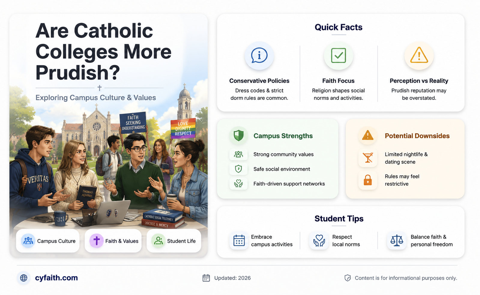 are catholic colleges more prudish