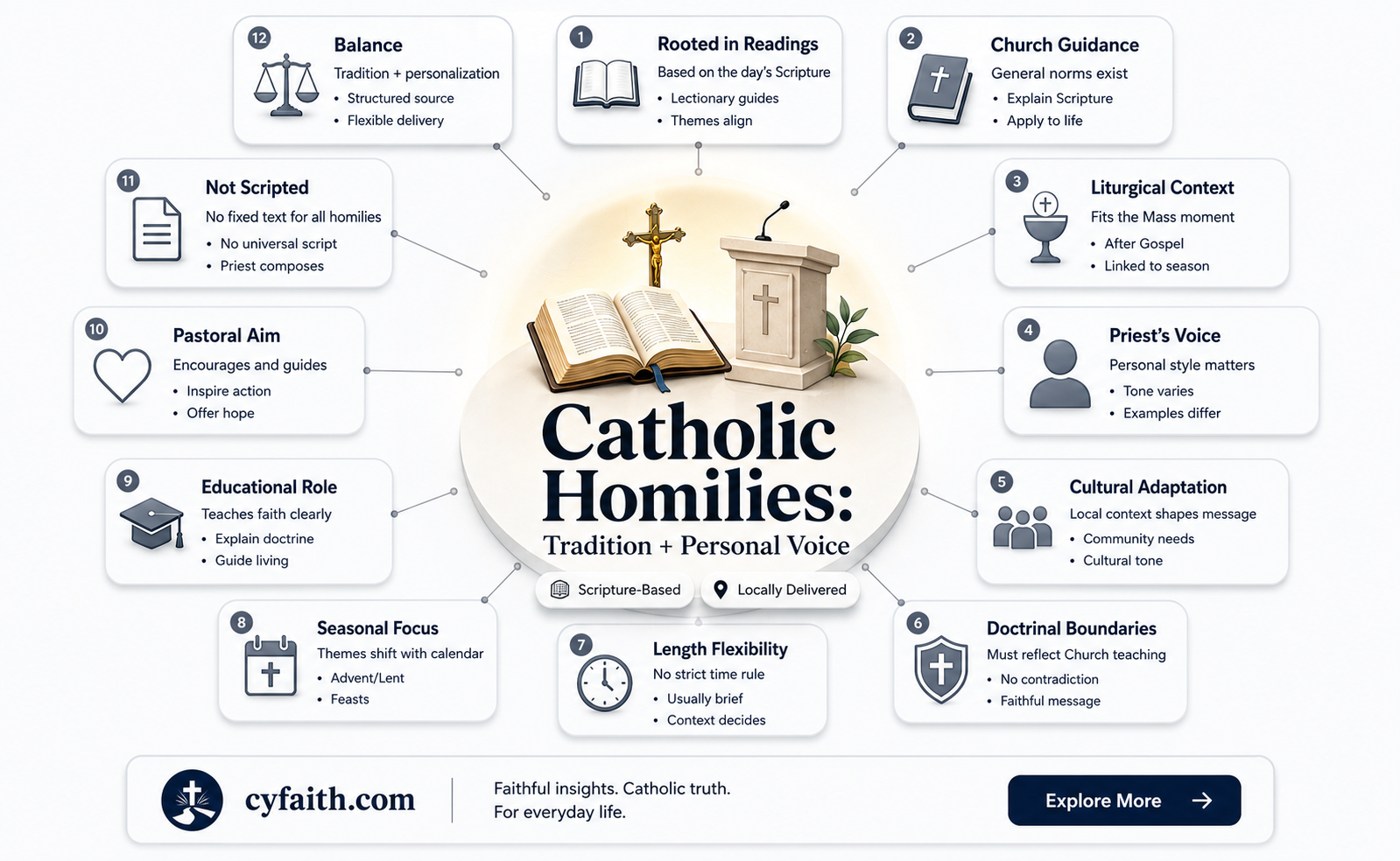 are catholic homilies standardized