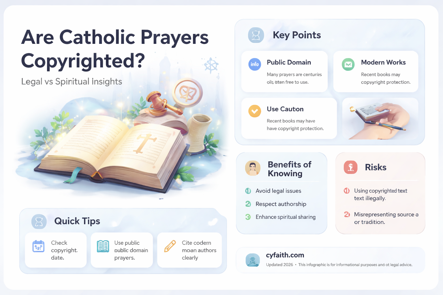 are catholic prayers copyrighted