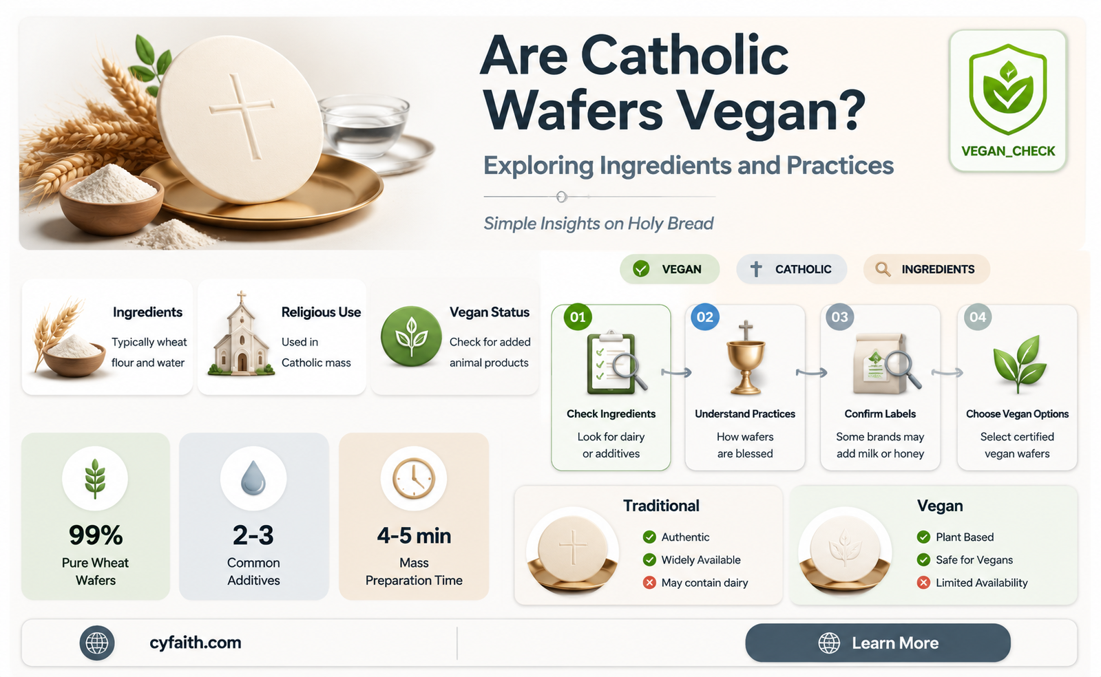 are catholic wafers vegan