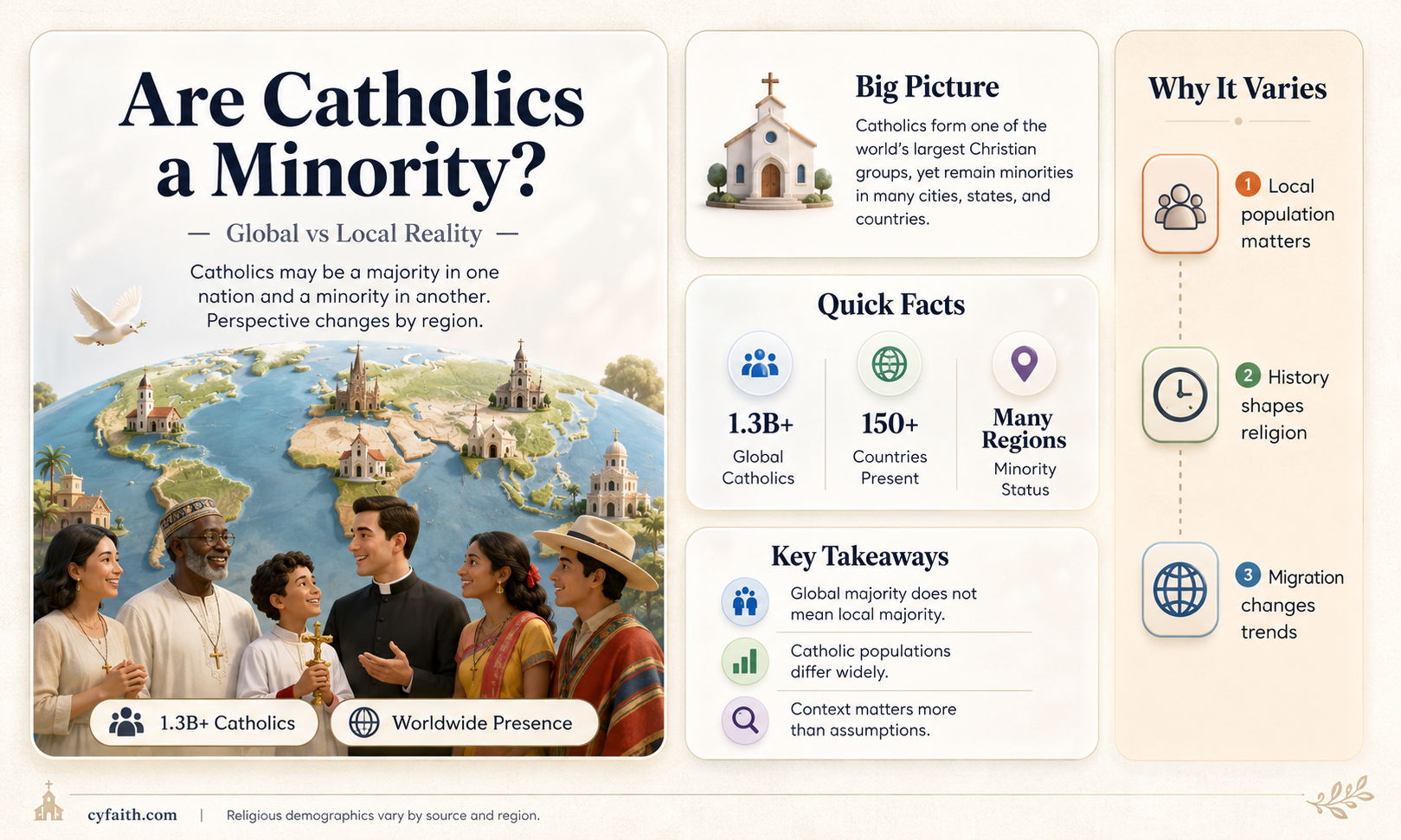 are catholics a minority