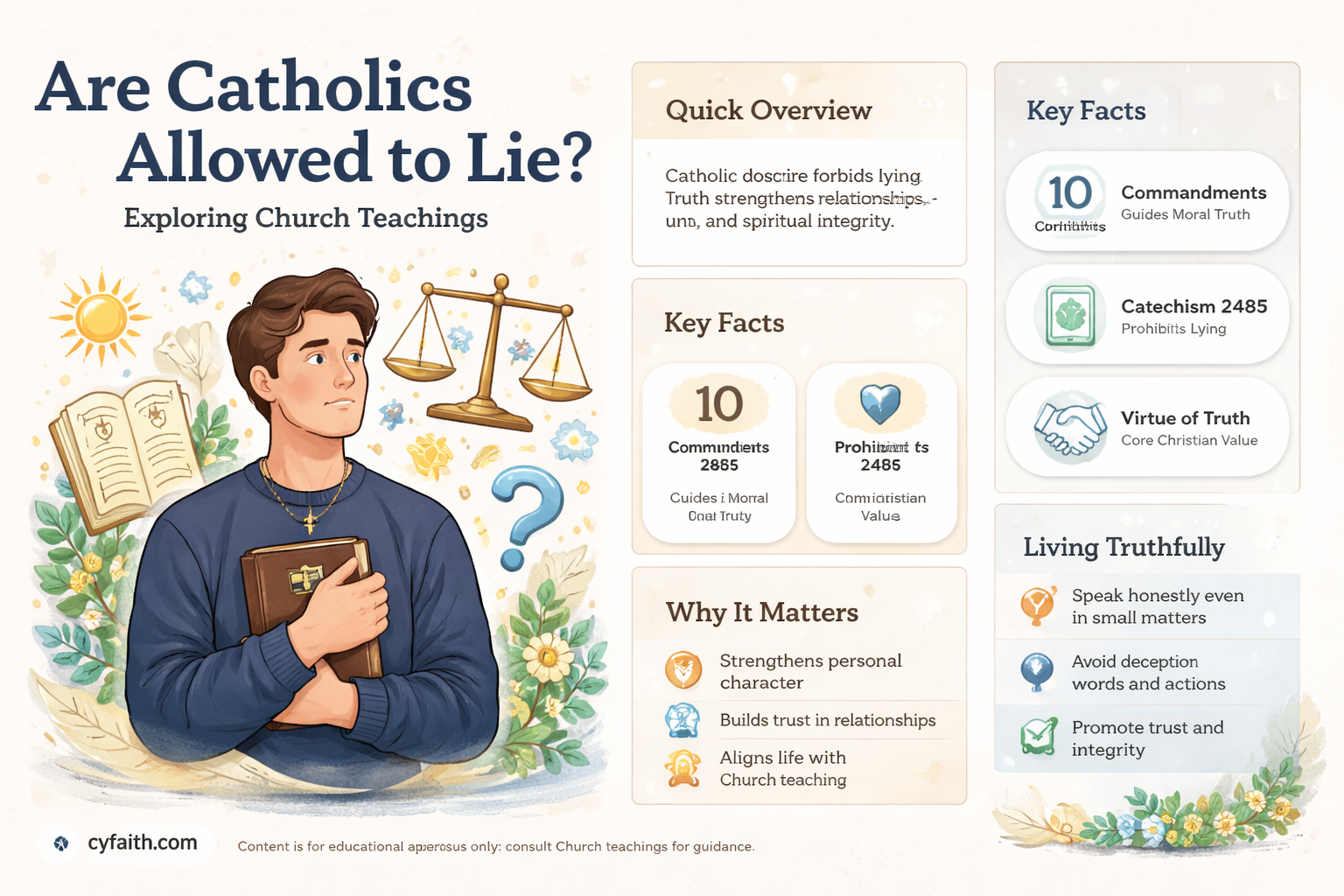 are catholics allowed to lie