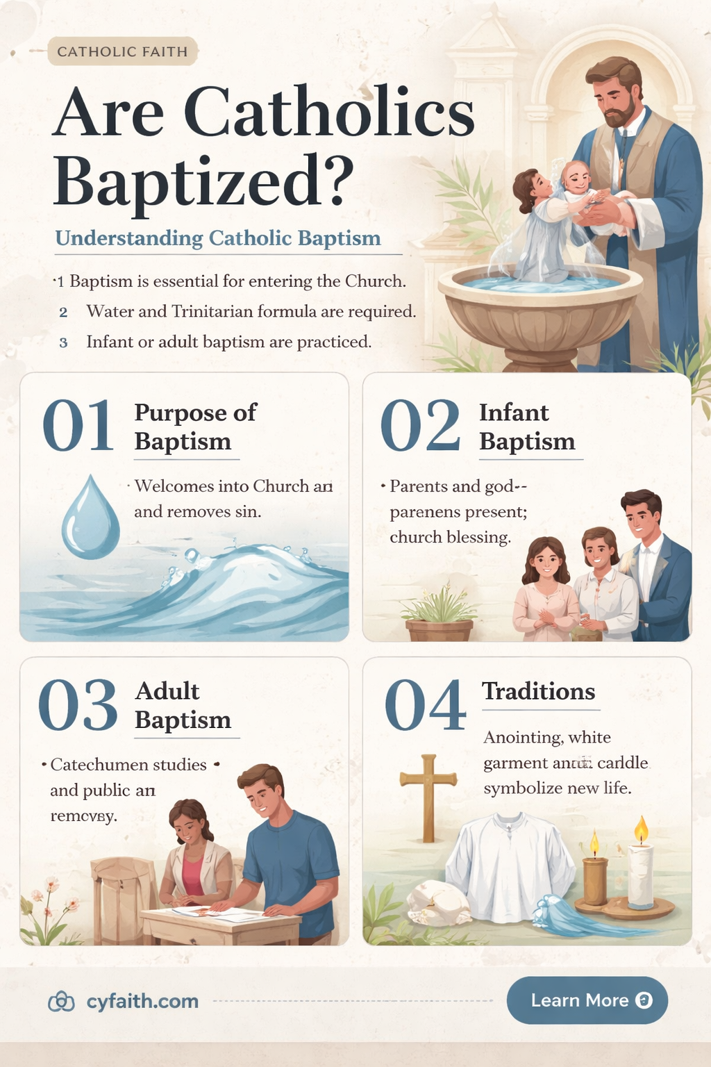are catholics babtized
