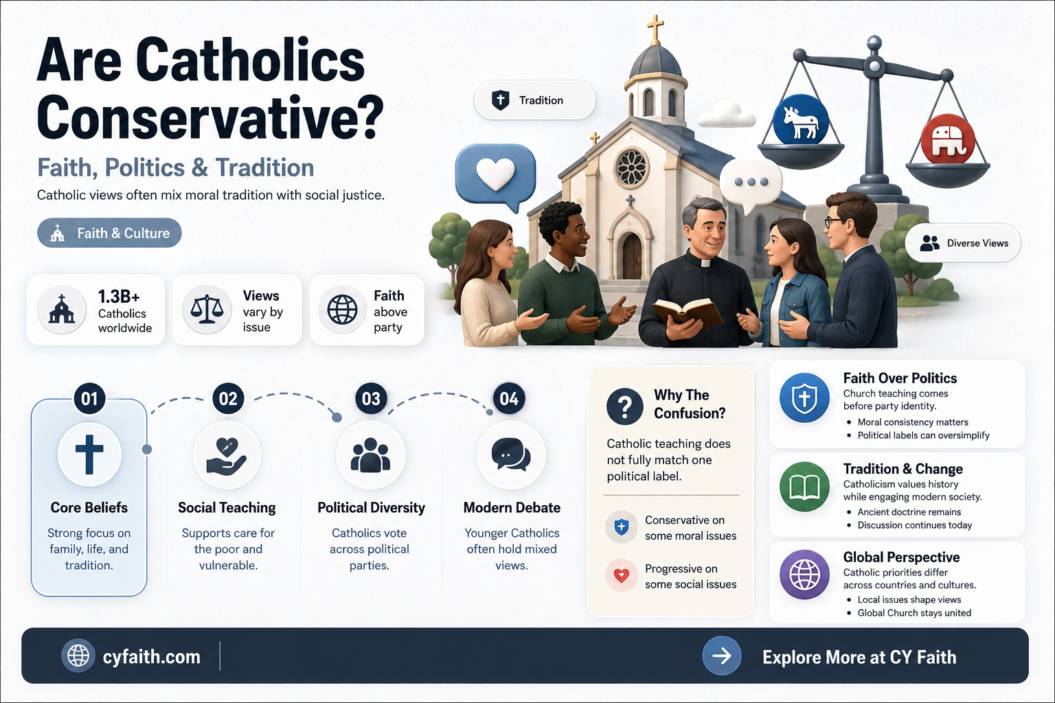 are catholics conservitive