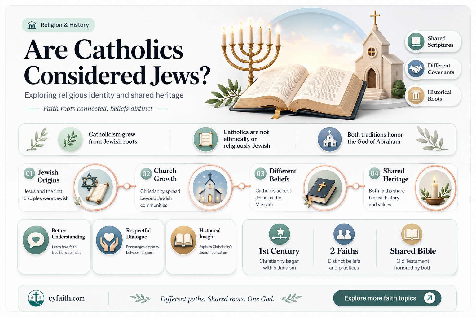 are catholics considered jews