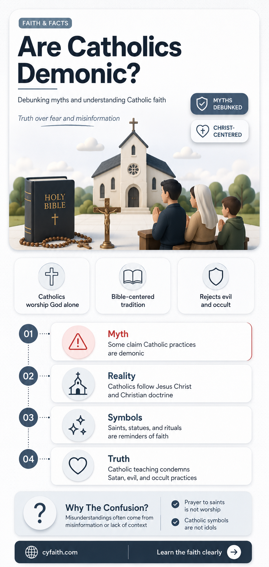 are catholics demonic