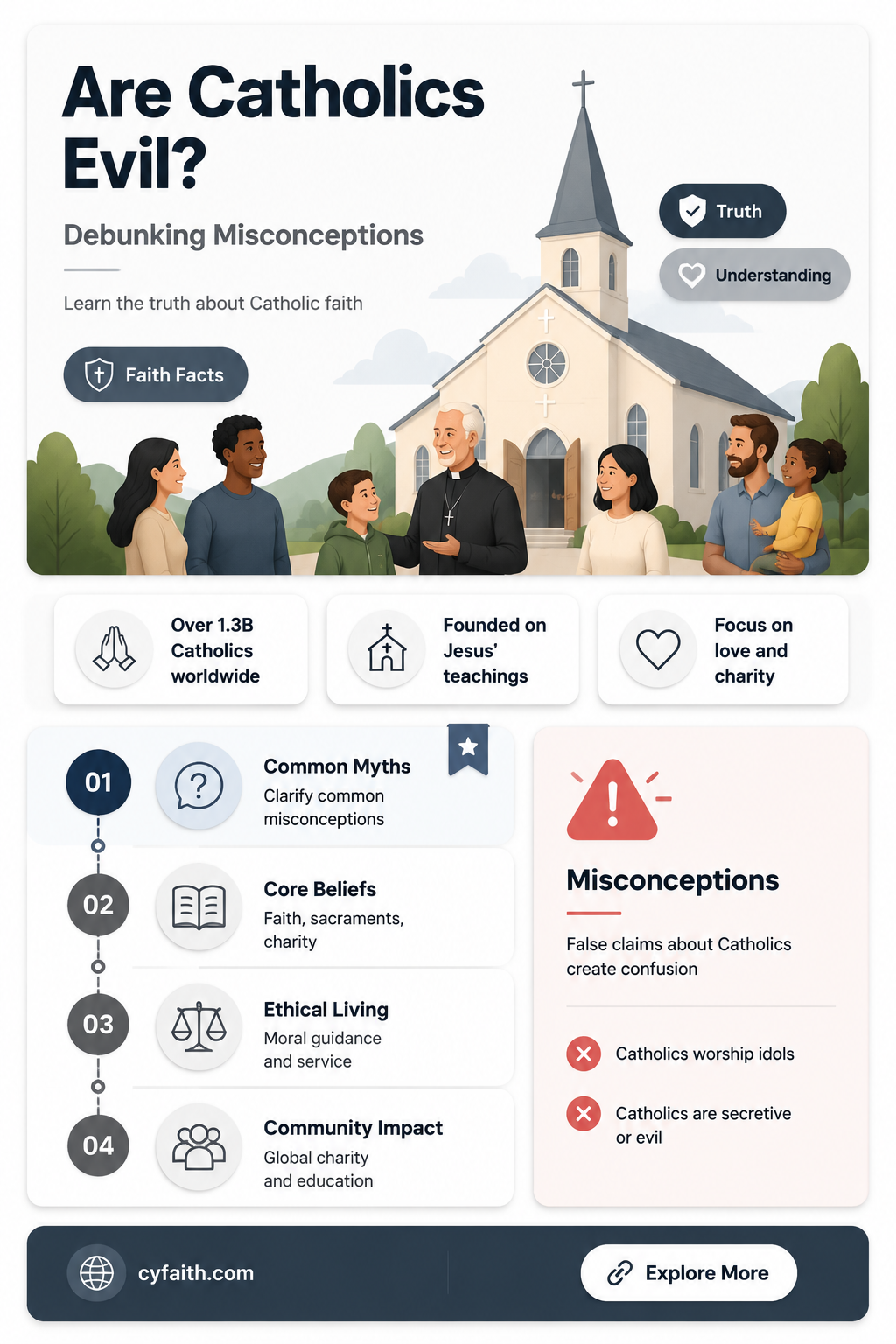 are catholics evil