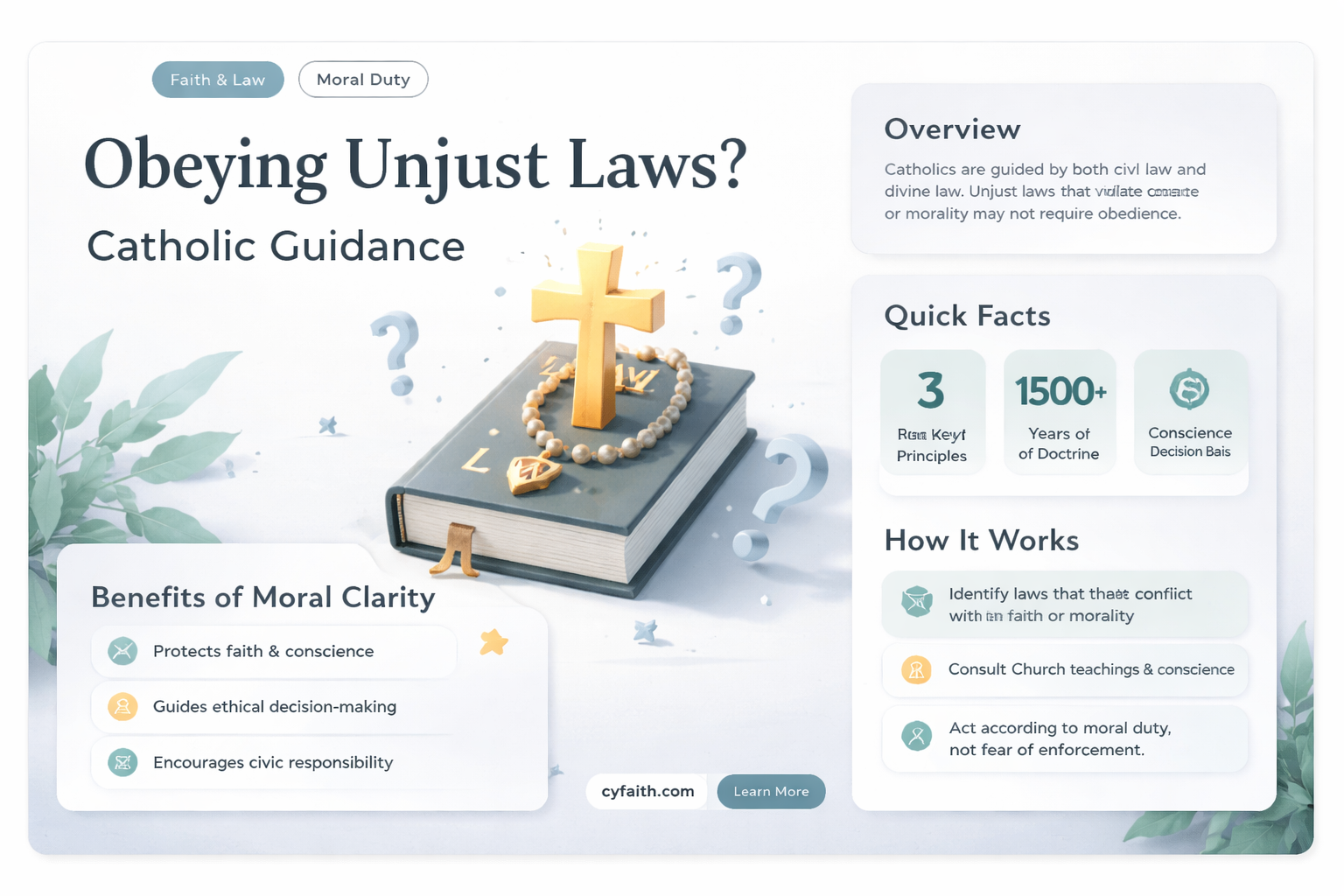are catholics not bound by unjust and unenforceable laws