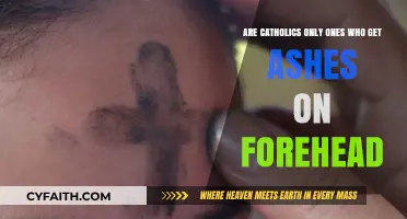 Ash Wednesday: Catholics and Other Faiths Marking Foreheads with Ashes