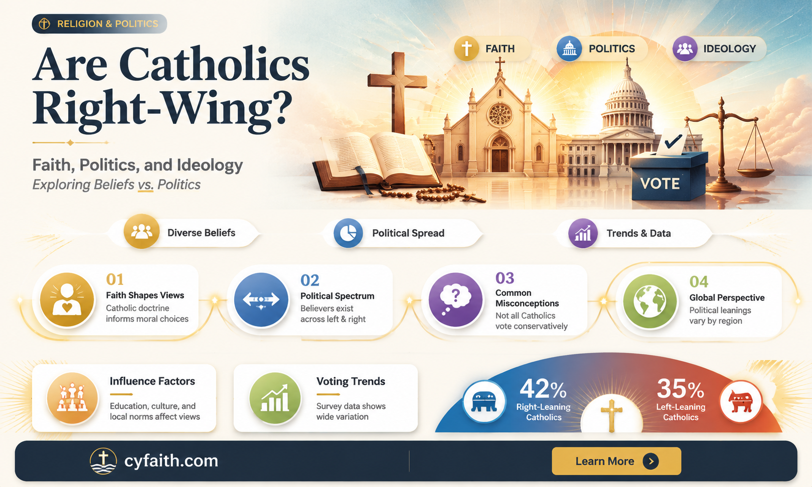 are catholics right wing