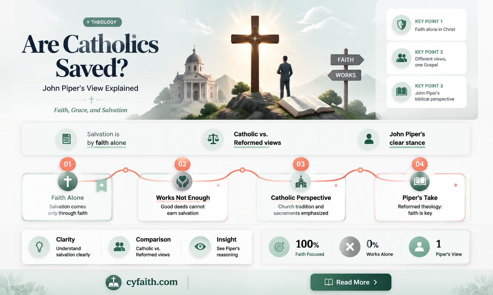 are catholics saved john piper