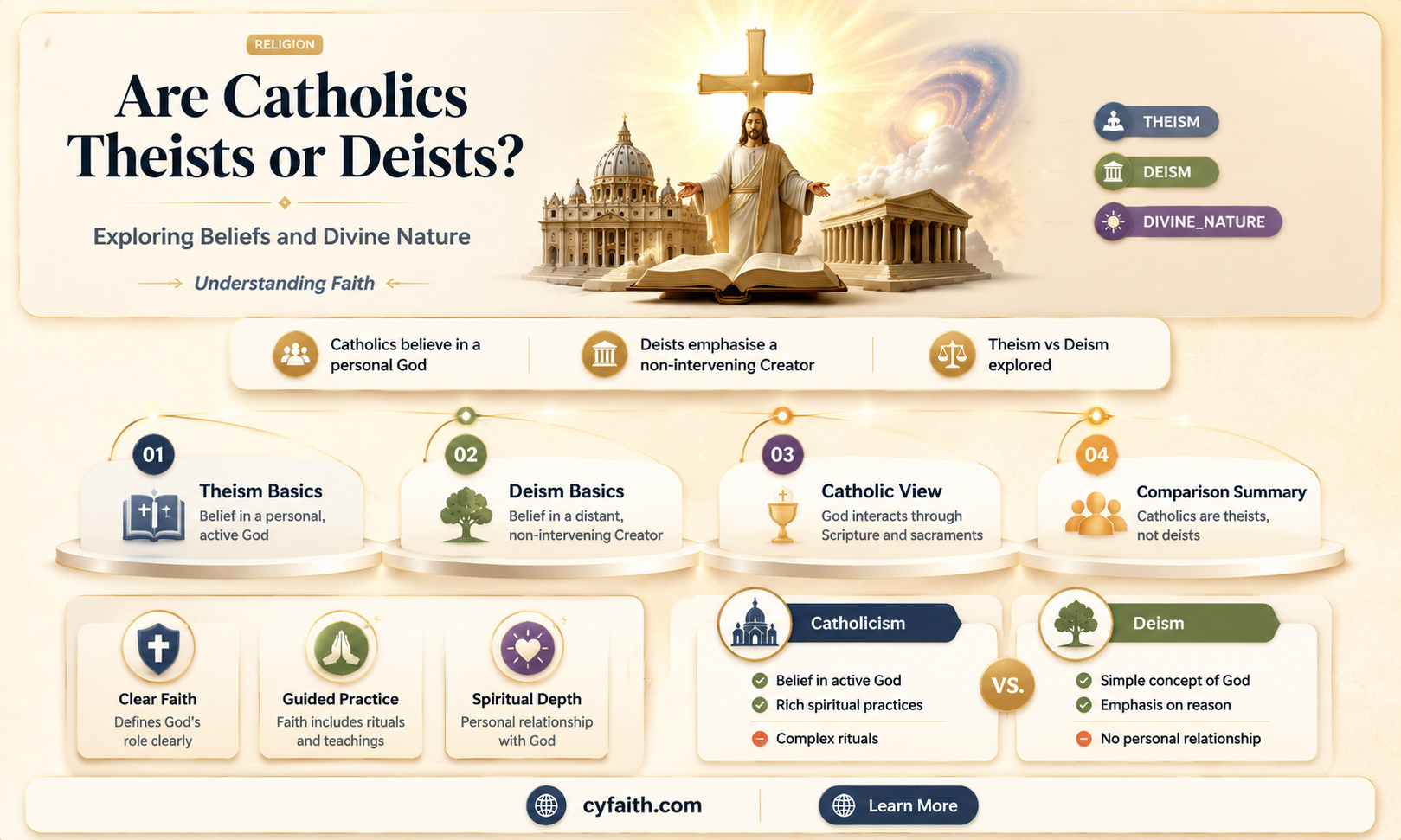 are catholics thesit or deist