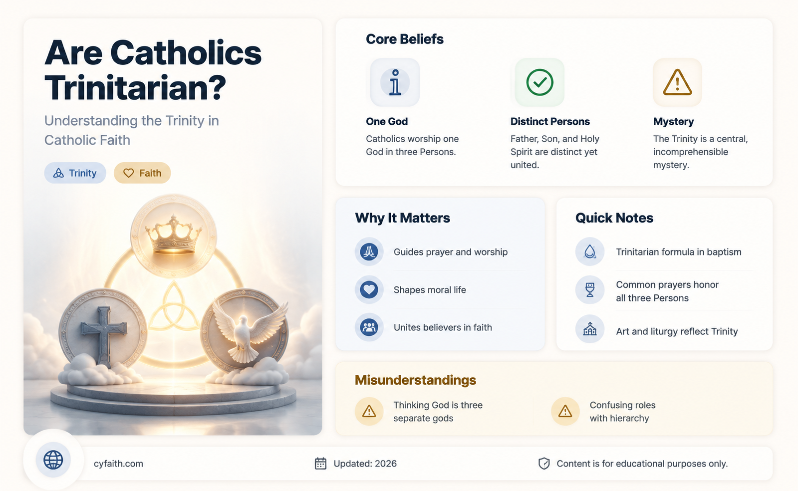 are catholics trinitarian