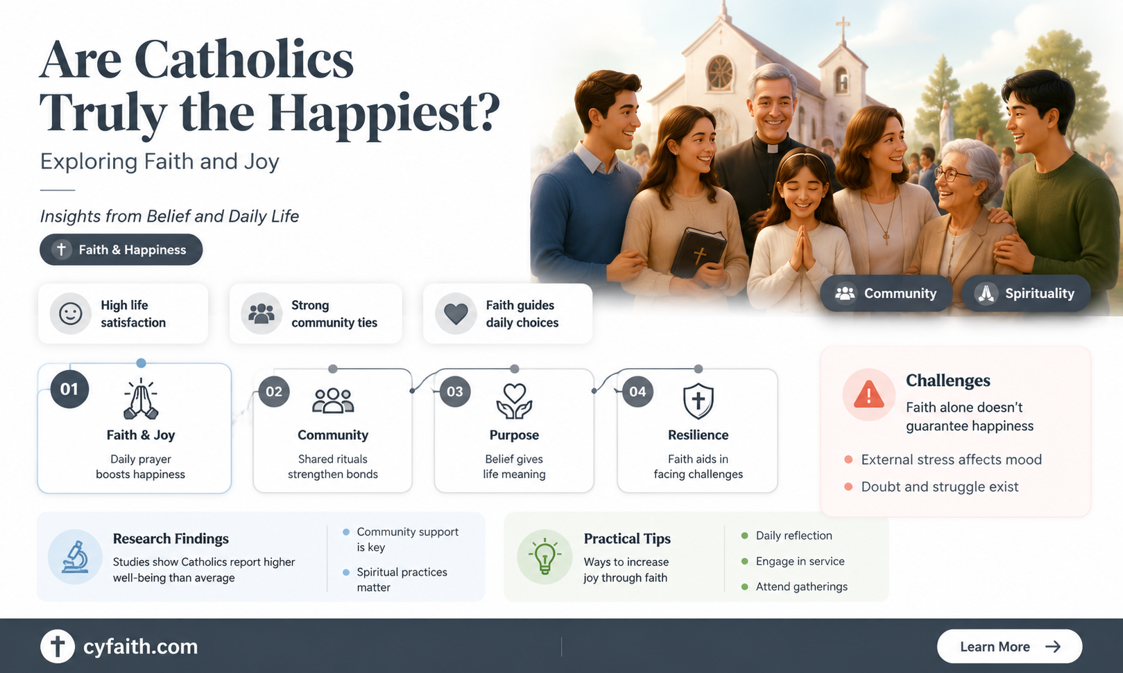 are catholics the happiest people
