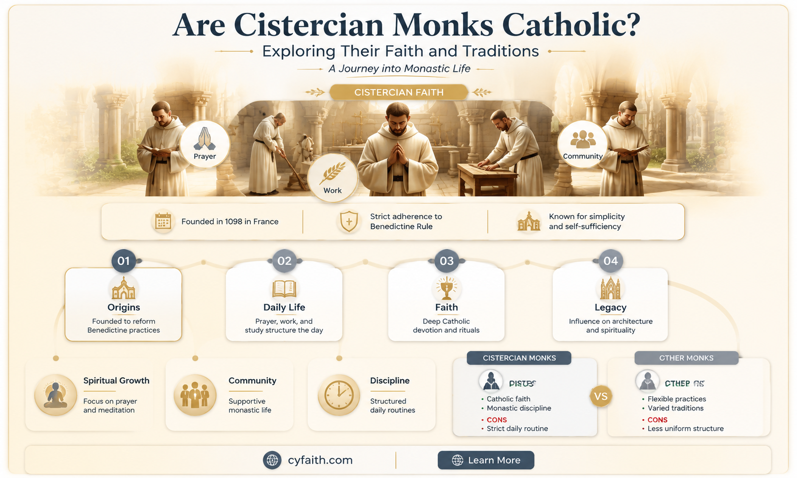 are cistercian monks catholic