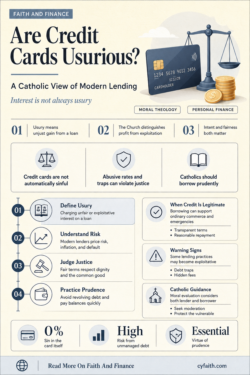 are credit cards usurious catholic