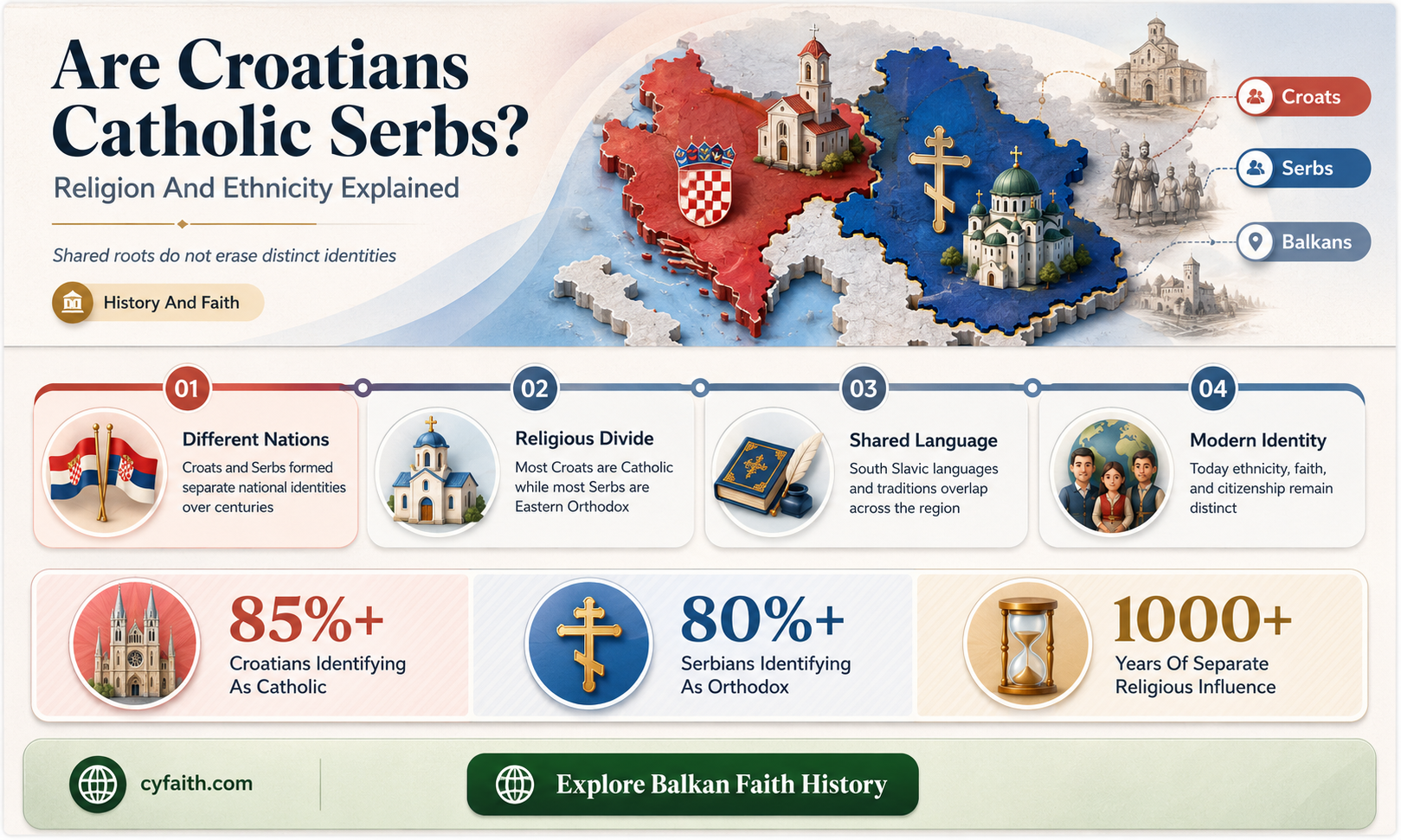 are croatians catholic serbs
