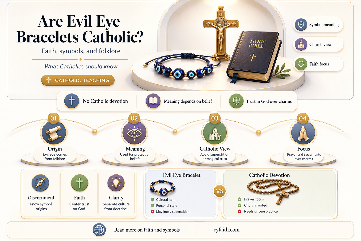 are evil eye bracelets catholic