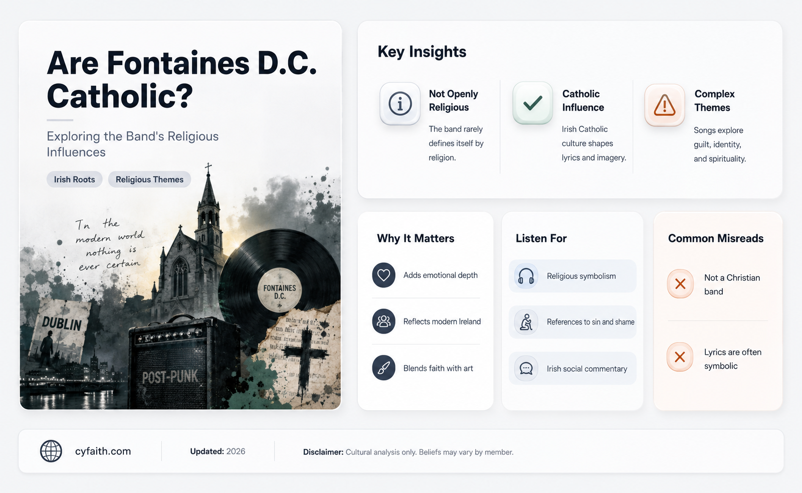 are fontaines dc catholic