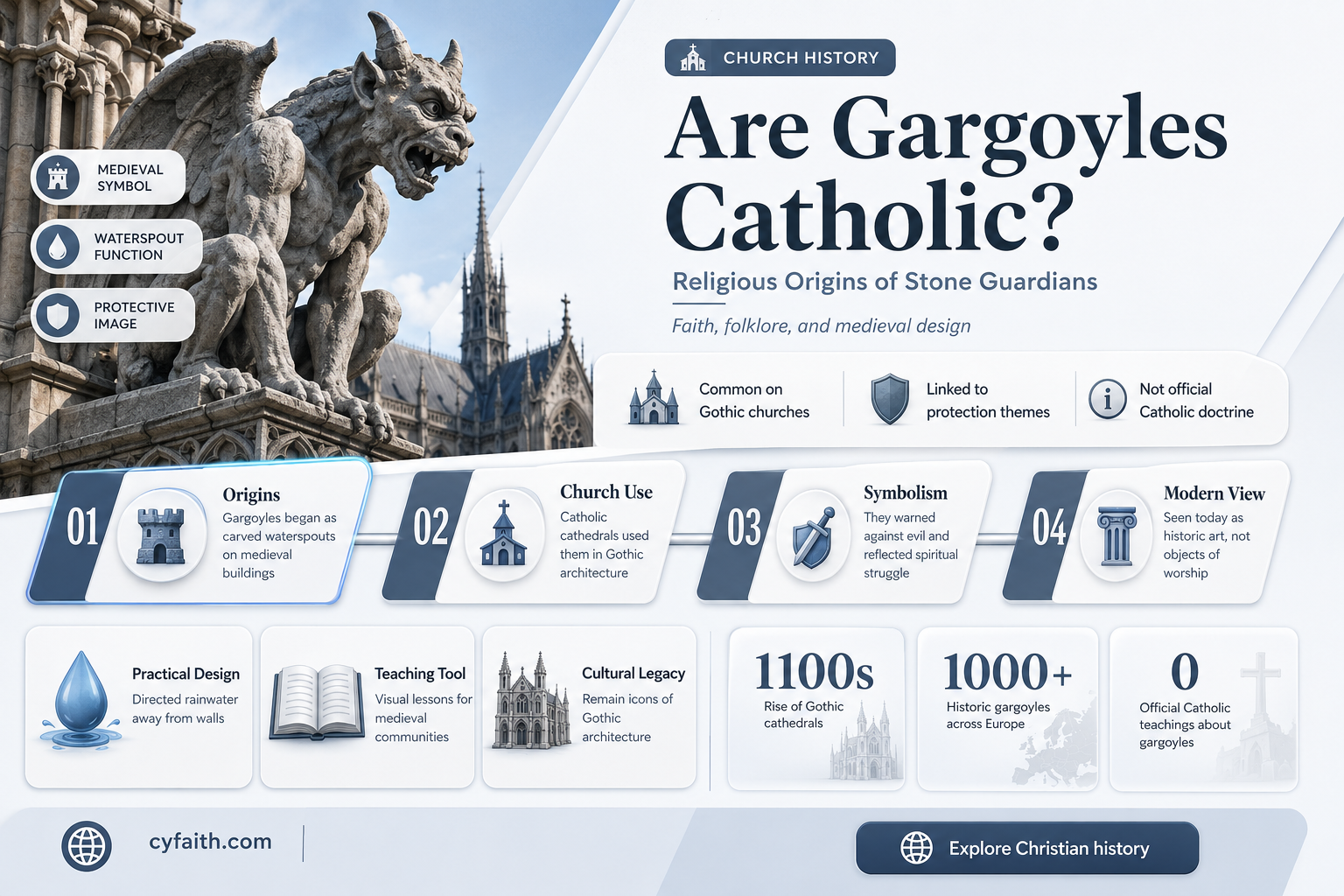 are gargoyles catholic