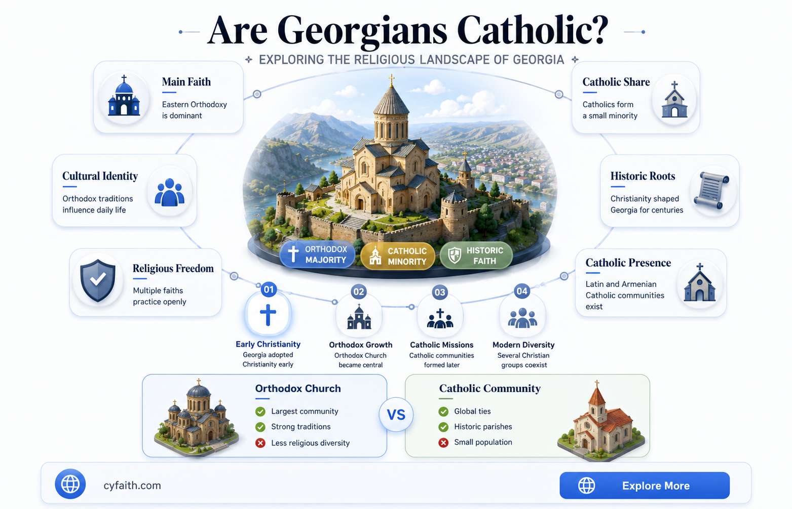 are georgians catholic