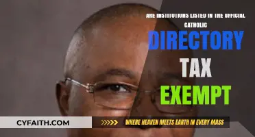 Catholic Directory Institutions: Understanding Their Tax-Exempt Status and Benefits