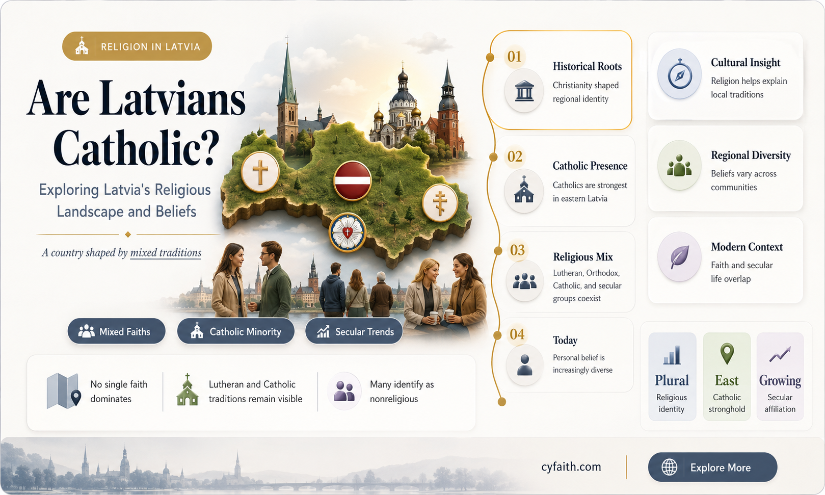 are latvians catholic