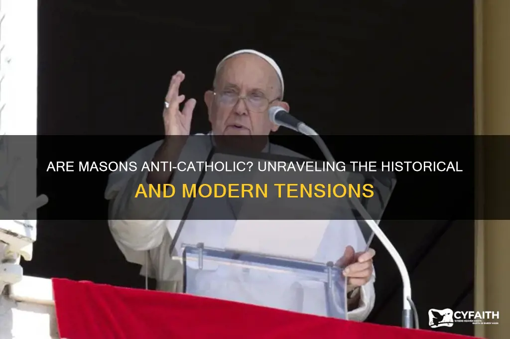 are masons anti catholic