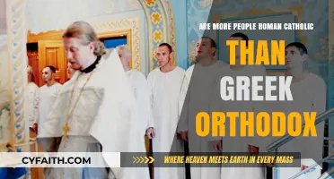 Comparing Faiths: Roman Catholic vs. Greek Orthodox Global Followers