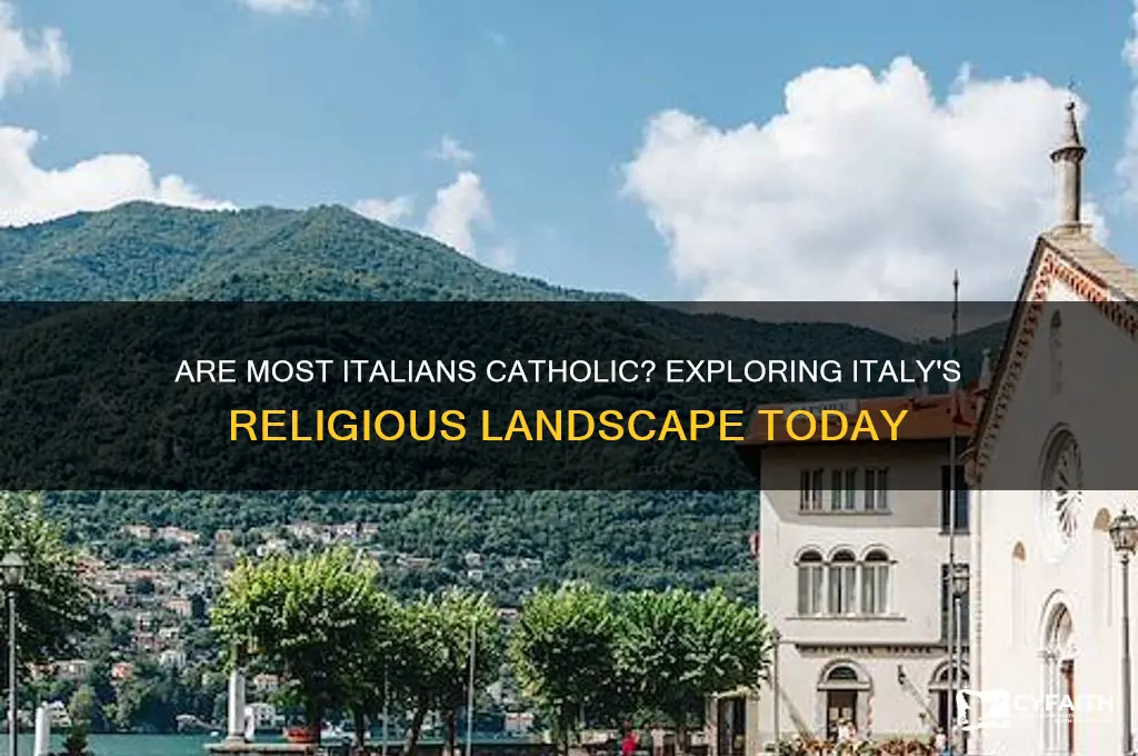 are most italians catholic