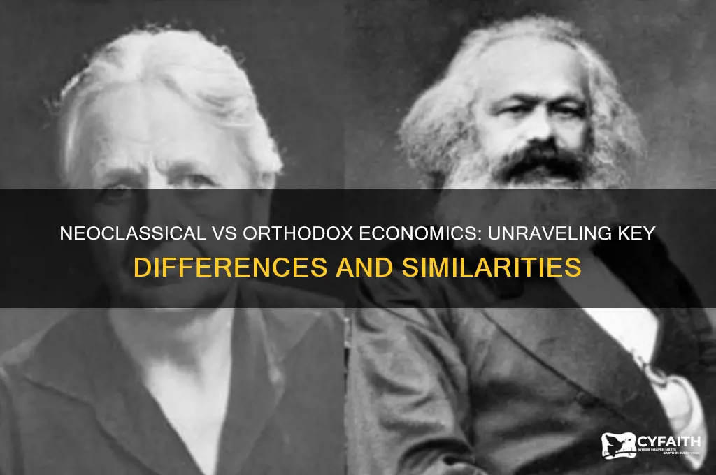 are neoclassical and orthodox the same
