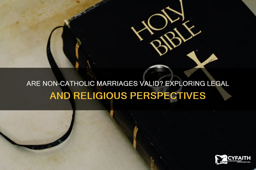are non catholic marriages valid