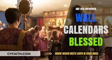 Are Orthodox Wall Calendars Blessed? Exploring the Oca Tradition