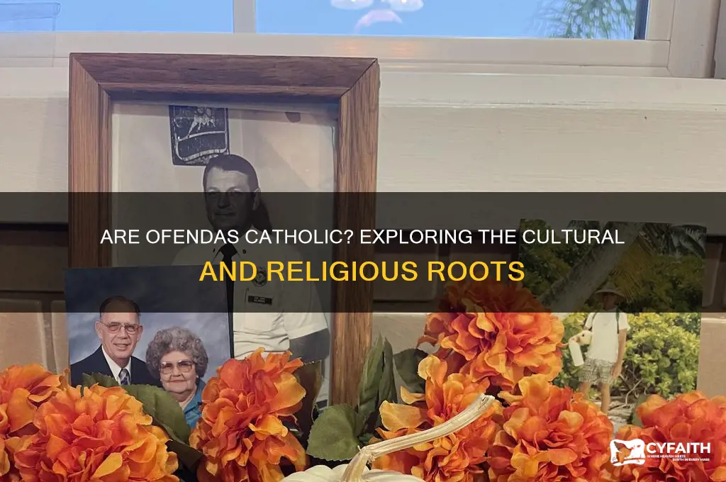 are ofrendas catholic