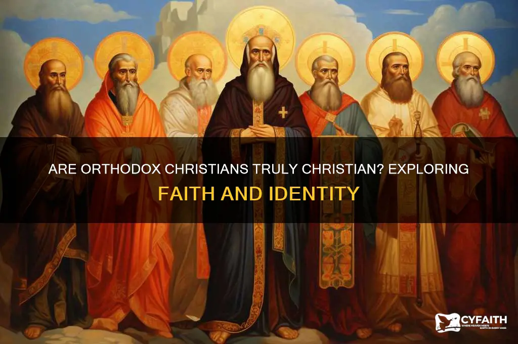 are orthodox christians christian