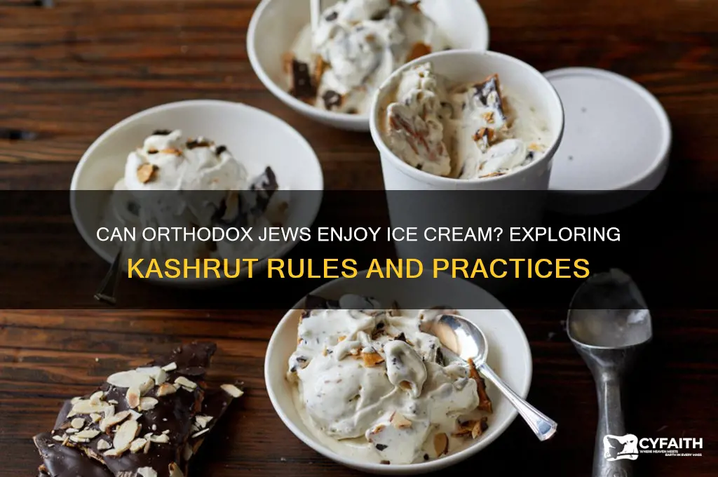are orthodox jews allowed ice cream