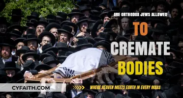 Orthodox Jewish Burial Practices: Cremation Forbidden by Halacha