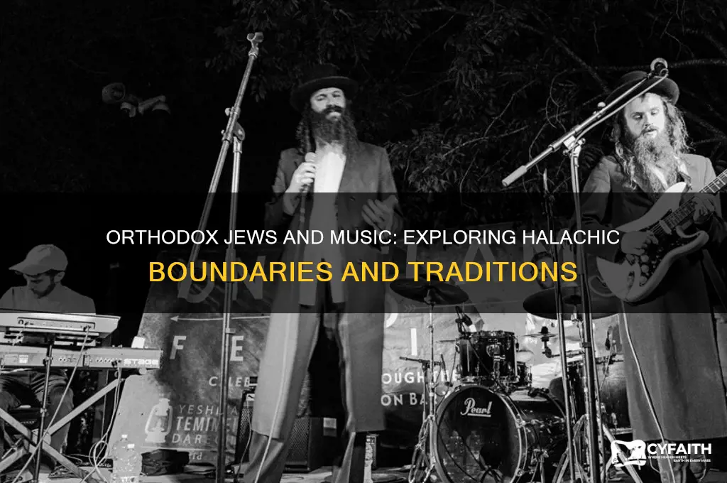 are orthodox jews allowed to listen to music