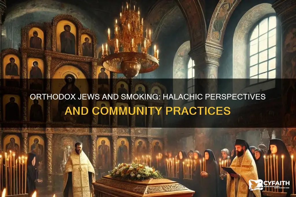 are orthodox jews allowed to smoke