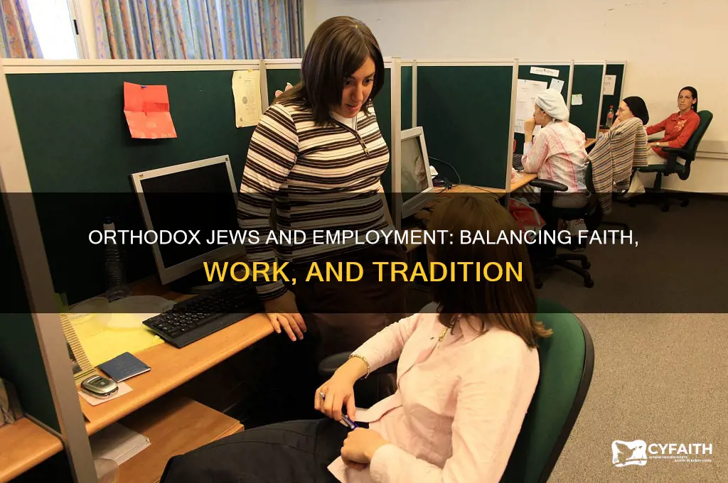 are orthodox jews allowed to work